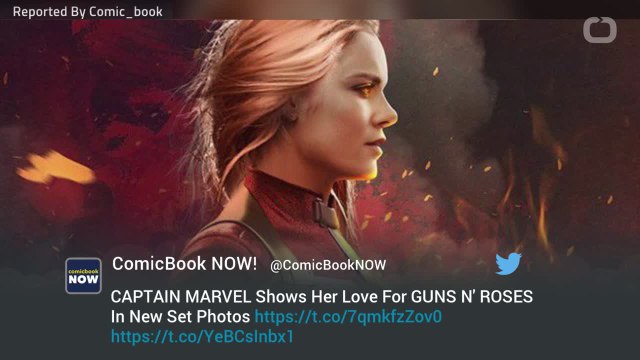 Guns N' Roses T-Shirt Makes Waves In Captain Marvel Set Photos