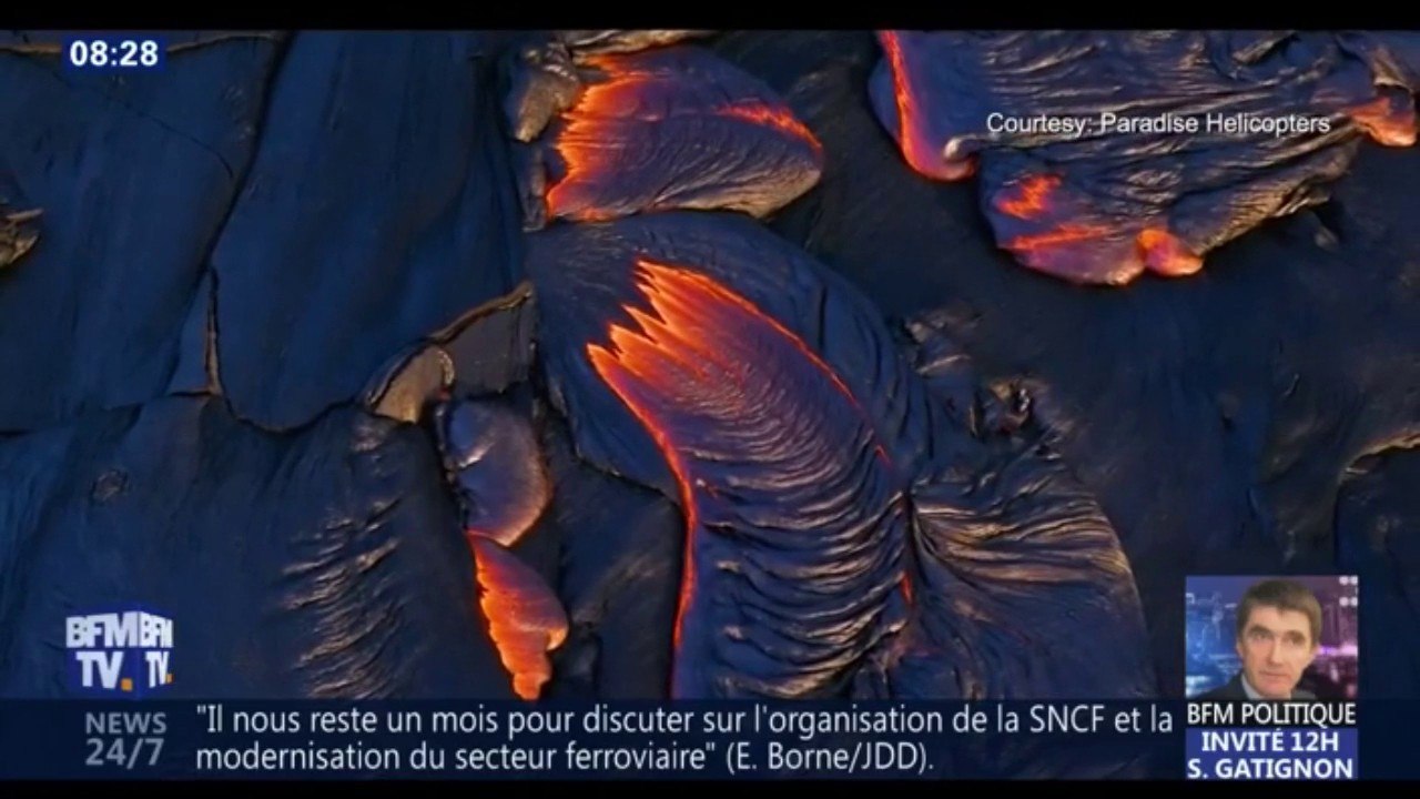 Les superbes images de l'éruption du volcan Kilauea à Hawaï