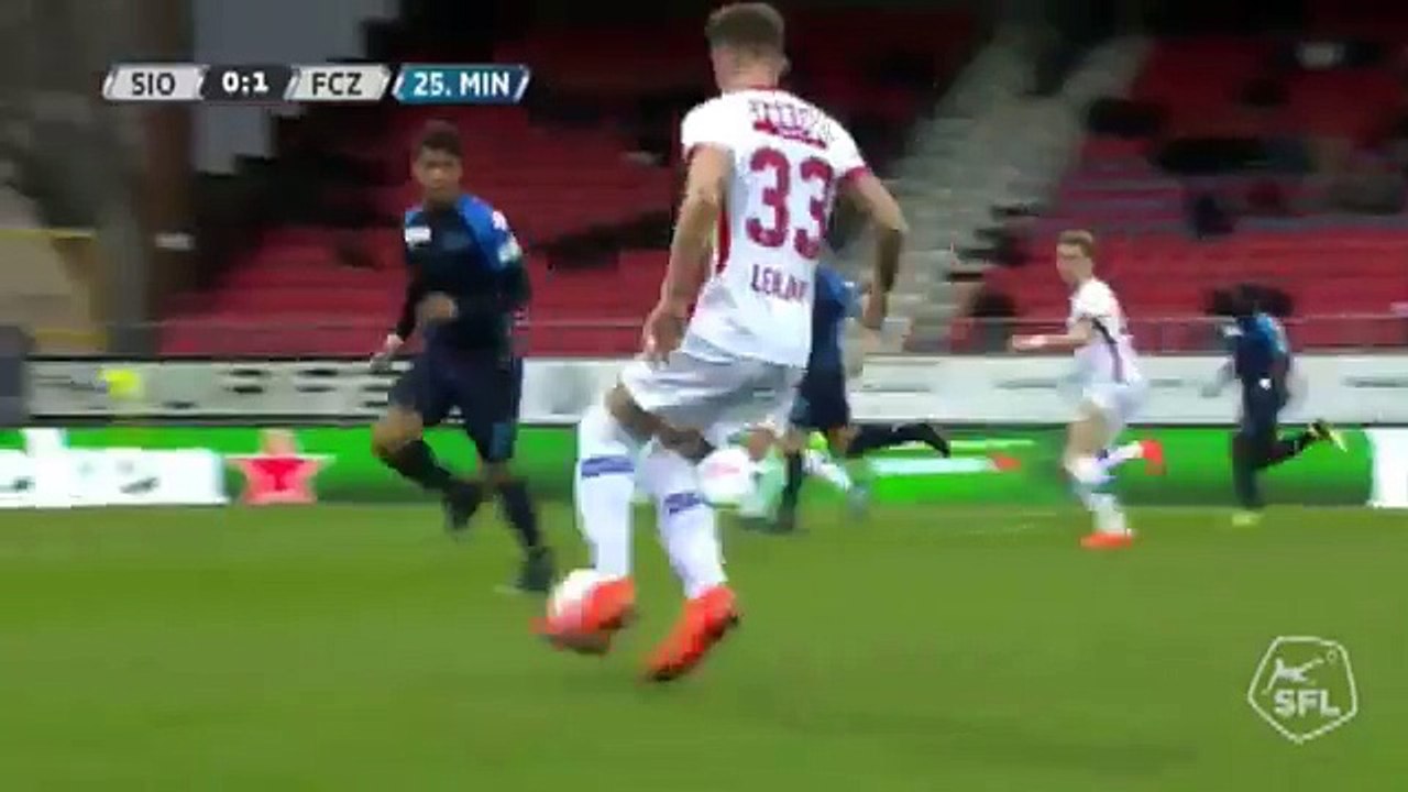 Sion 1:1 Zurich (Switzerland. Super League. 31 March 2018)