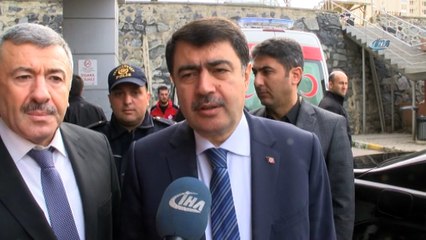 Vali Şahin, yaralı polisleri ziyaret etti
