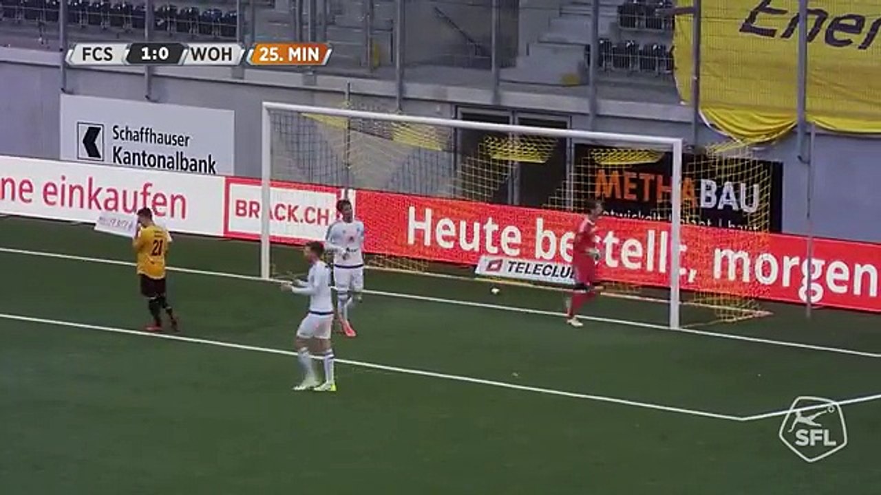 Schaffhausen 4:0 Wohlen  (Switzerland. Challenge League. 31 March 2018)