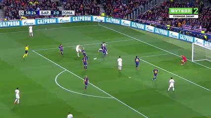 Gerard Pique Goal HD - Barcelona	3-0	AS Roma 04.04.2018