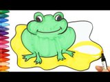 Kurbağa nasıl çizilir - Çizelim Boyayalım