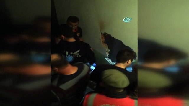 4'üncü kattan asansör boşluğuna düşen şahsı itfaiye duvarı kırarak böyle kurtardı