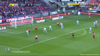 Rennes 1 - 1 AS Monaco  Highlights 04.04.2018