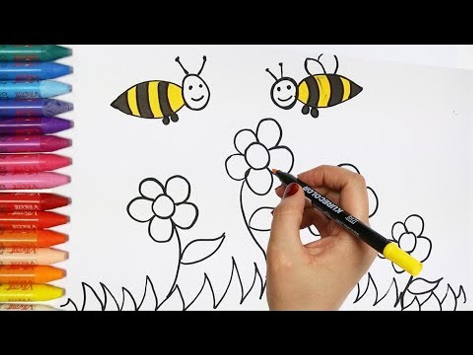 Cómo dibujar abejas