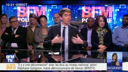 "Aujourd'hui, on a des gens qui ne connaissent pas notre réalité et qui ont une incompréhension avec ce qu'est la banlieue", Stéphane Gatignon