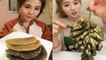 MEOGBANG BJ COMPILATION-CHINESE FOOD-MUKBANG-challenge-Beauty eat strange food-asian food-NO.105