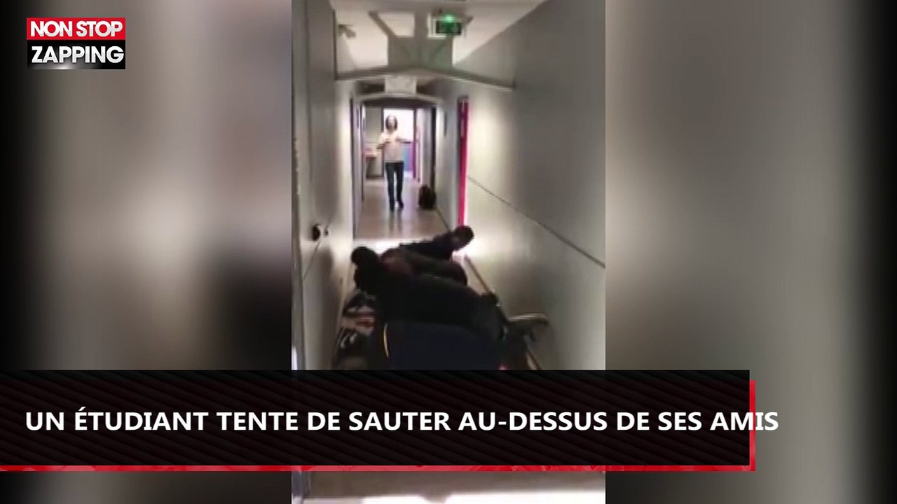 Quand un étudiant tente une cascade risquée... et se foire complètement ! (vidéo)