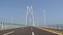 China to unveil world's longest sea bridge