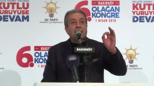 AK Parti Bakırköy 6. Olağan Kongresi - AK Parti Genel Başkan Yardımcısı Eker (2)