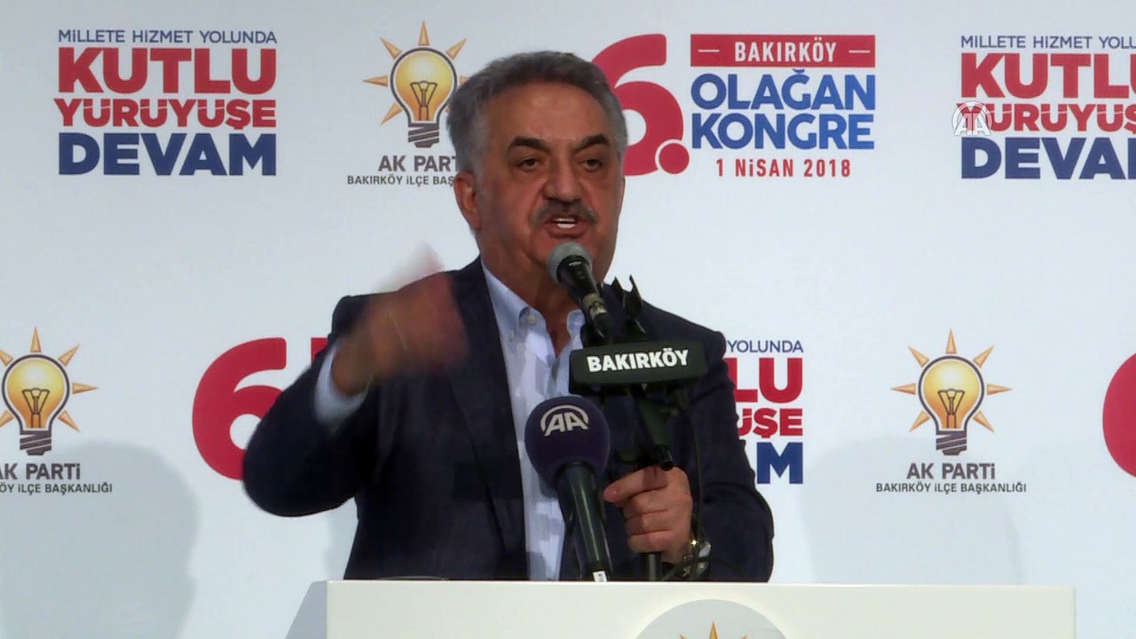 AK Parti Bakırköy 6. Olağan Kongresi - AK Parti Genel Başkan Yardımcısı Yazıcı (3) - İSTANBUL