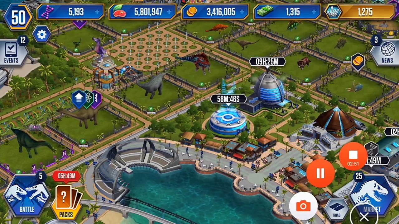 jurassic world the game #65 Cenozoic creatures!