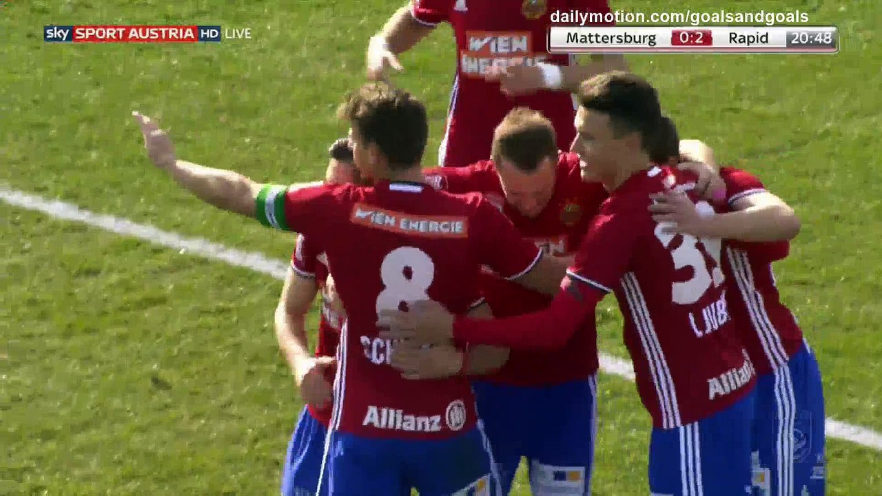 Thomas Murg Goal HD - Mattersburg 0 - 2 Rapid Vienna - 01.04.2018 (Full Replay)