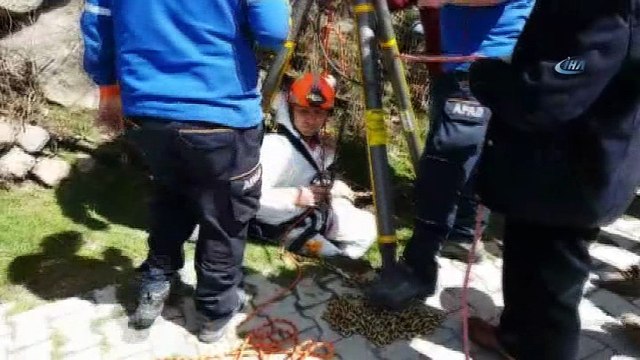 - Kuyuya düşen köpek AFAD ekiplerince kurtarıldı