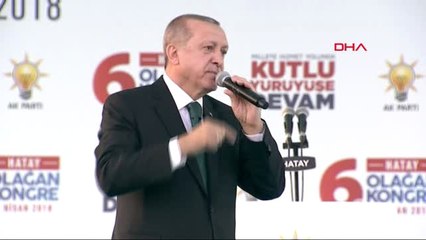 Hatay-Cumhurbaşkanı Erdoğan AK Parti İl Kongresi'nde Konuştu-4