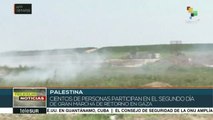 Realizan en Palestina el segundo día de la Gran Marcha del Retorno