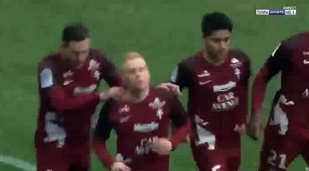 Florent Mollet Goal - Strasbourg 1-2 Metz 01-04-2018