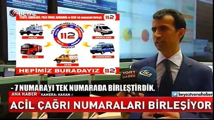 Acil çağrı numaraları birleşiyor
