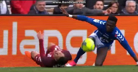Ndour  RED  CARD   HD Strasbourg 1 - 2	Metz 01-04-2018