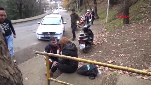Zonguldak Motosikletle Düğün Salonuna Girdiler