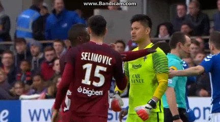 Selimovic   RED CARD HD Strasbourg 1 - 2	Metz 01-04-2018