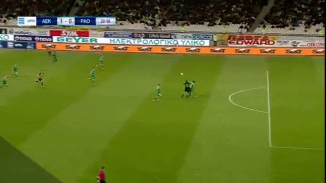 Η Γκολάρα του Αραούχο - ΑΕΚ 1-0 Παναθηναικός 01.04.2018 (HD)