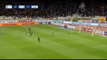 1-0 Sergio Araujo AMAZING Goal - AEK 1-0 Panathinaikos - 01.04.2018