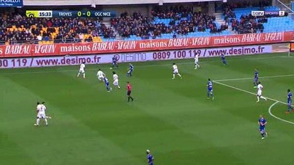 Troyes 0-2 Nice - les Buts - 01.04.2018