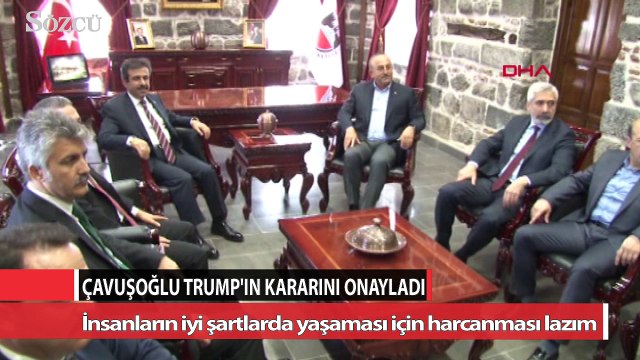 Çavuşoğlu Trump’ın kararını doğru buldu