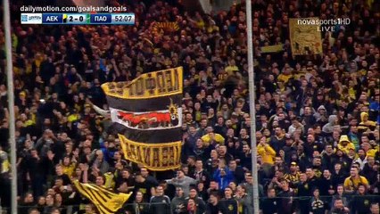 Rodrigo Galo Goal HD - AEK Athens FC 2 - 0 Panathinaikos - 01.04.2018 (Full Replay)