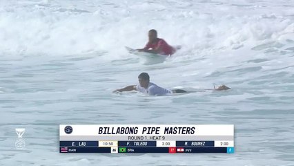 Adrénaline - Surf : E.Lau vs. M.Bourez vs. F.Toledo - Heat Highlights