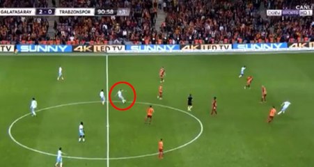 Trabzonsporlu Kucka Orta Sahadan Gol Attı