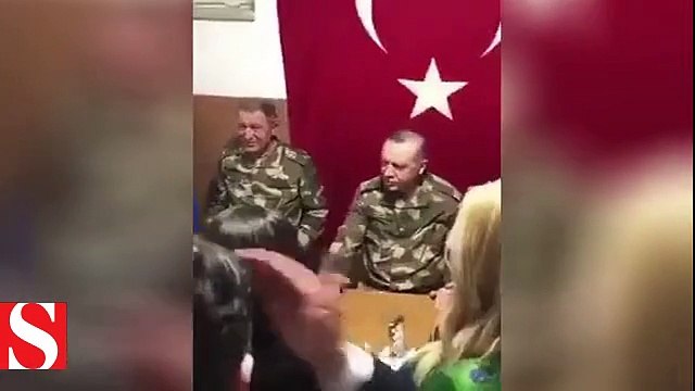 Cumhurbaşkanı Erdoğan, 'Vatanına Göz Dikeni Ez Oğlum' türküsüne eşlik etti