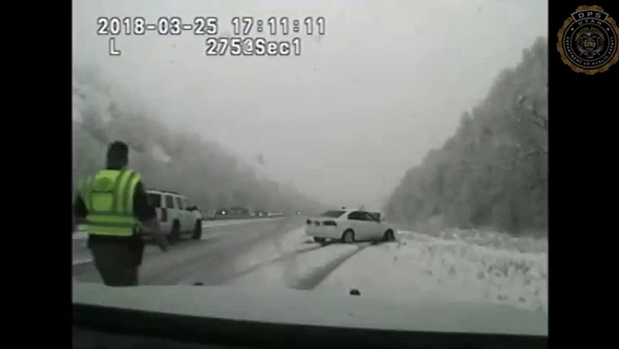 Un policier a failli se faire tuer au bord d'une auto-route aux Etats-Unis !