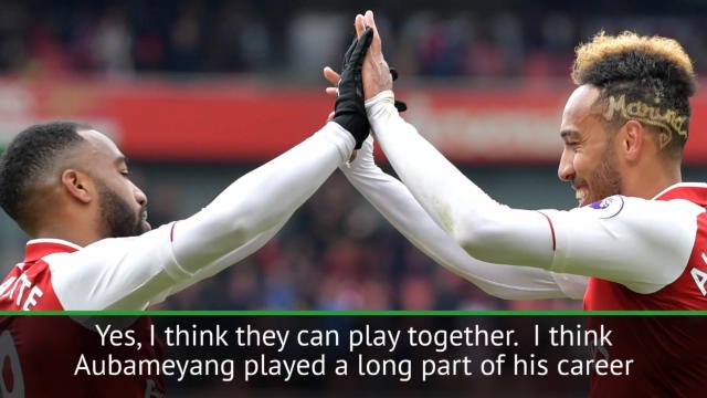 Lacazette and Aubameyang can play together for Arsenal - Wenger