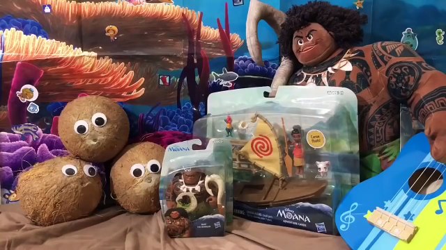 DinoTrux Toys Christmas and Disney Moana Toys Maui Video - Scrapadyl Claus & Moana Oceania Vaiana
