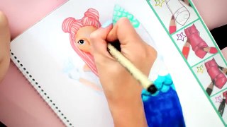 Topmodel malen | Summergirl | How to draw girl with surfboard || Foxy Draw