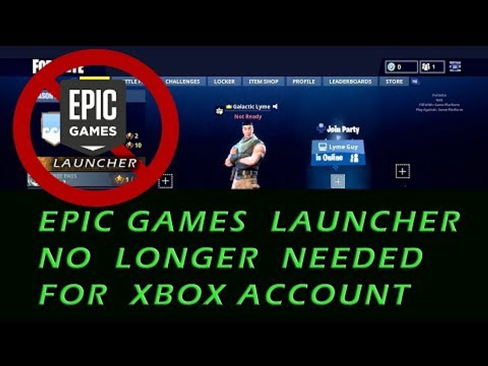 Epic Account Management Has Been Added to Fortnite On Xbox
