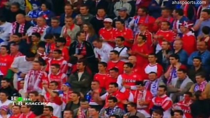 الشوط الاول مباراة بورتو و موناكو 3-0 نهائي دوري الابطال 2004