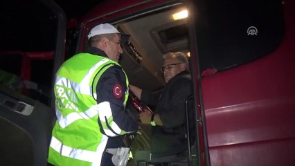 Kontrolden çıkan tır güçlükle durduruldu - ERZİNCAN