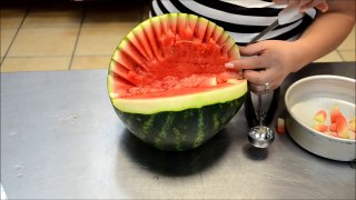Curving a Watermelon into Scary Shark