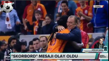 Galatasaray 2-1 Trabzonspor maçın'da Skorbord Skandalı! 1 Nisan 2018 - YouTube
