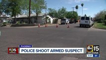 Phoenix officer shoots armed suspect