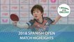 2018 Spanish Open Highlights I Sato Hitomi vs Saki Shibata %28Final%29
