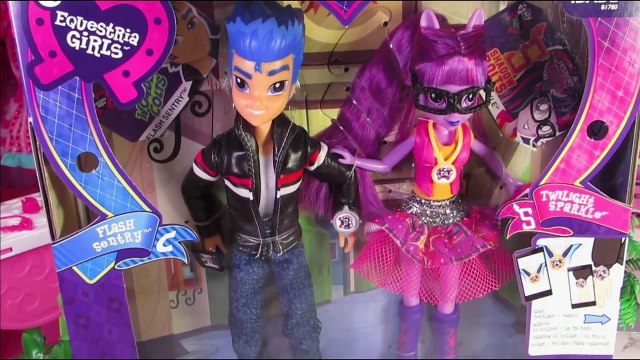 MLP Equestria Girls Friendship Games Twilight Sparkle & Flash Sentry My Little Pony Toy Doll Review