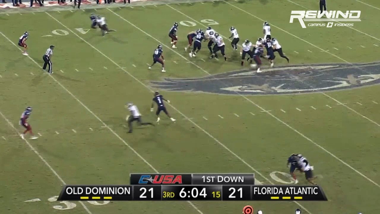Old Dominion WR Zach Pascal Hauls In Fingertip TD Catch