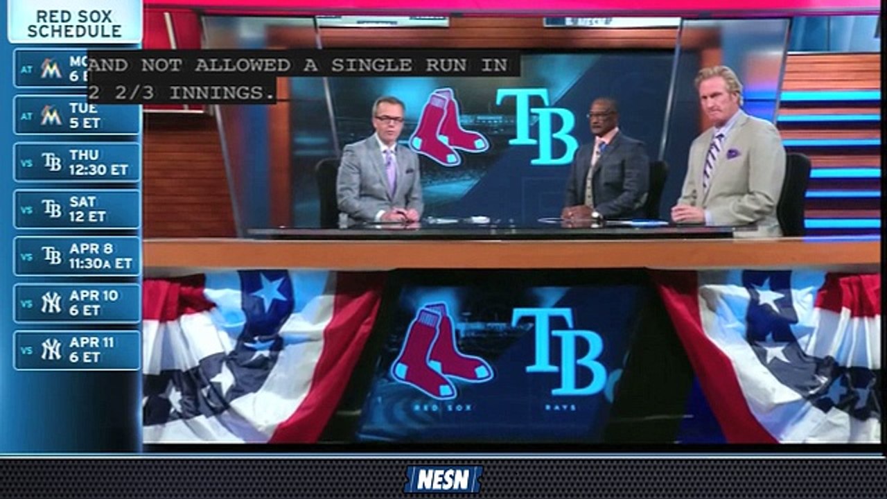 NST: Tom Caron, Jim Rice and Steve Lyons On Red Sox's Series Vs. Rays
