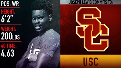 5-Star WR Joseph Lewis Commits To USC | National Signing Day