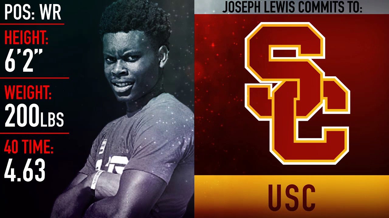 5-Star WR Joseph Lewis Commits To USC | National Signing Day